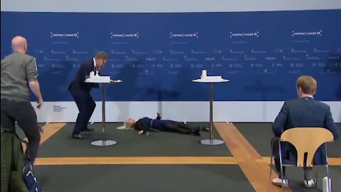 Head Of Denmark's Medicine Agency Faints During Conference Announcing AstraZeneca Discontinuation