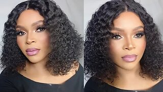 Amazon affordable wig | curly glueless wig