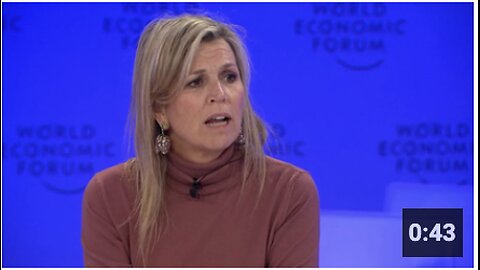 Queen Máxima of the Netherlands, speaking at the WEF's annual Davos summit: Digital ID is necessary