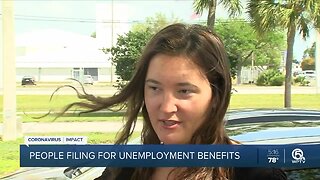 Palm Beach County workers seek unemployment benefits after job cuts from coronavirus