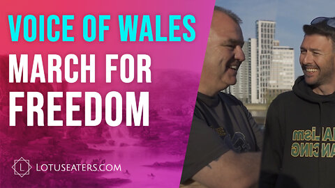 Interview with Voice of Wales at the March for Freedom