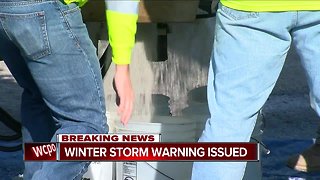 Road crews prep for winter storm