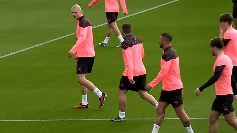 John Stones and Bernardo Silva RETURN! Man City train ahead of Leipzig Champions League clash