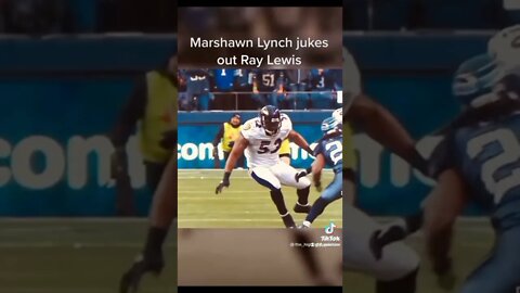 Marshawn Lynch broke Ray Lewis's ankles