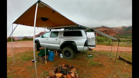 Living in a 4x4 Truck: Rainy Sedona Morning, My Next Move, and Nature Footage