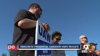 Beto O'Rourke visits UAW strike in West Chester
