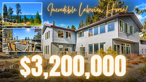 Inside this LUXURY LAKEVIEW HOME on the Nevada Side of Lake Tahoe | 603 Don Drive