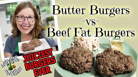 Butter Burgers vs Beef Fat Burgers | Which Carnivore Beef Burger is the Juiciest!?