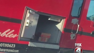 Fort Myers armored truck spills money