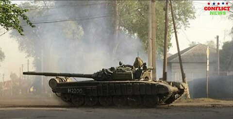 A train with T-62 tanks was spotted on the territory of Ukraine