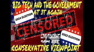 GOVERNMENT AND BIG TECH AT IT AGAIN??? PROJECT MK ULTRA?? TONIGHT ON THE CONSERVATIVE VIEWPOINT