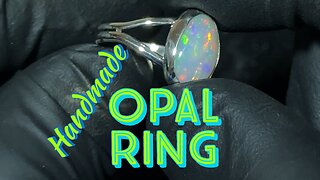 Crafting a Siver Opal Ring Start to Finish | Lofi Flow