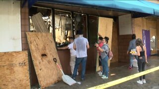 Businesses destroyed during unrest in Kenosha