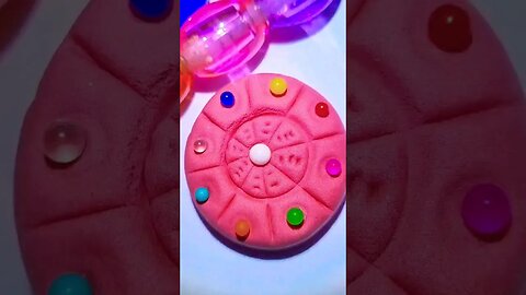 DIY how to make polymer clay cookies #shorts