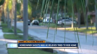 Homeowner shoots man