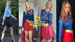 Rate the Girls: Best Superwoman Supergirl Cosplay - TikTok Dance Contest #11 🦸💙 (Superman - DC)