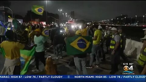Brazilians take to the streets to protest against Bolsonaro's win! #shorts