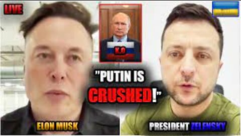 WATCH Elon Musk Meeting With Ukraine's President Zelensky Discussing Putin & Russia