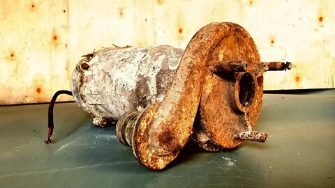 Restoration very old rusty water pump | Rebuild antique 220v electric pump | Reuse old water pump