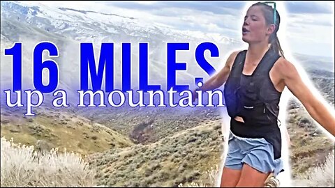 16 Mile Long Run Up A Mountain || 4000ft vertical gain
