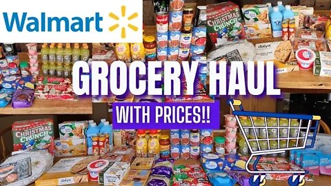 🎄 NEW GROCERY HAUL | WITH PRICES | WALMART NOVEMBER 2022