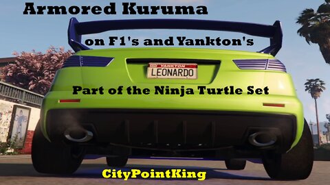 GTA V E&E XBoX S - Armored Kuruma - Ninja Turtle Leonardo on F1's