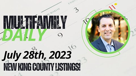 Daily Multifamily Inventory for Western Washington Counties | July 28, 2023