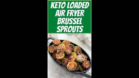 keto recipes | air fryer brussel sprouts | low carb | low carb diet | low carb recipes #Shorts #keto