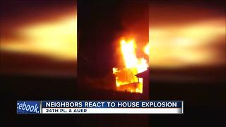 Home explosion causes neighboring homes to shake
