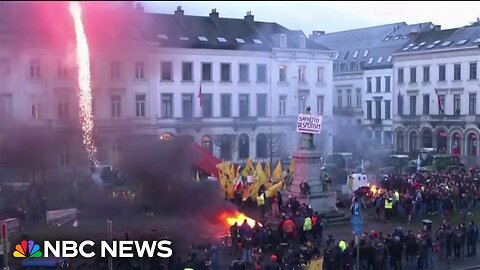 Farmers' protests erupt across Europe causing tense standoffs