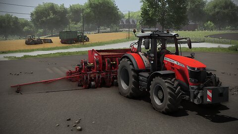Farming Simulator Massey Ferguson 8730 S & Grimme GL 860 Compacta | Elmcreek | Engine Sound