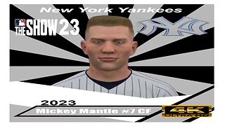 How To Create Mickey Mantle MLB The Show 23 | No Headshape