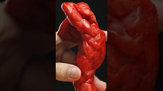 Red Wax Man Sculpture #figuresculpting
