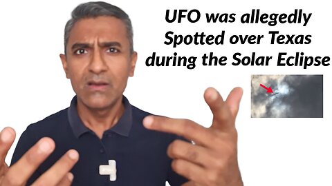 UFO was allegedly spotted over Texas during the solar eclipse