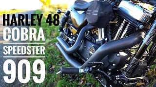 Harley 48 With Cobra Speedster 909 Exhaust [PURE SOUND]