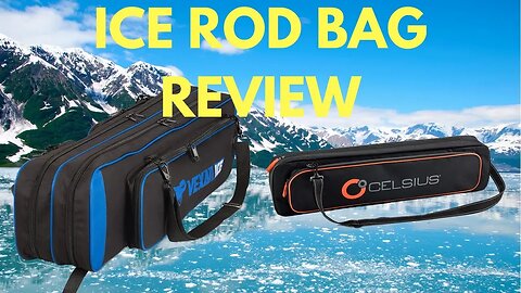 Ice Fishing Rod Case Review Vexan ICE and Celsius Basic Ice Fishing Rod Bag Gear Review