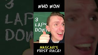 Who Won NASCAR's First Race? | #Shorts #NASCAR