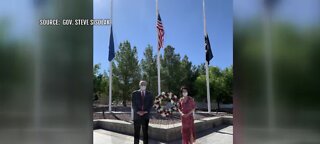 Gov. Sisolak attends wreath laying ceremony