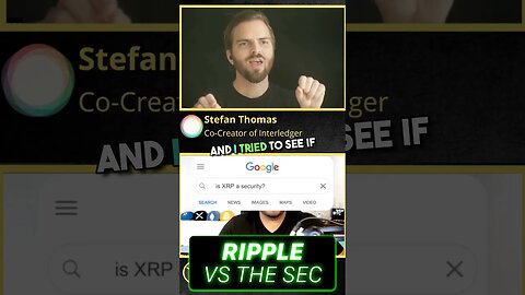 What a Ripple Win in SEC XRP Lawsuit would mean for the Crypto Industry with Stefan Thomas