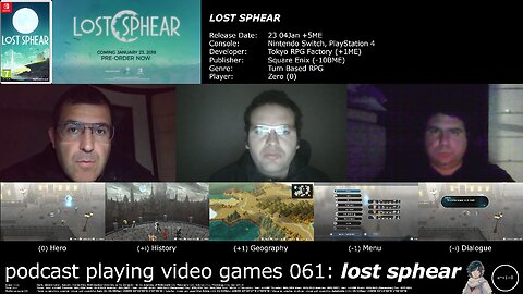 +11 001/004 013/013 003/007 podcast playing video games 061: lost sphear