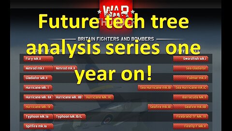 War Thunder - Updates to the Future Tech Trees!