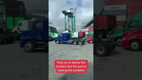 Supply Chain Crisis - Trucker Proves Many Trucks Available!