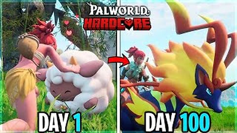 i Played Palworld For 100 Days | New Pokemon Game 2024