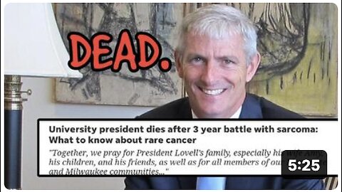 MARQUETTE UNIVERSITY PRESIDENT & JAB MANDATER FINALLY DROPS DEAD ... IN ROME!