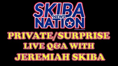 Skiba News Nation - Exclusive Livestream With @JeremiahSkiba