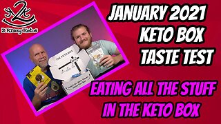 What's in the January 2021 Keto Box | Anthony eats it all