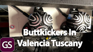 Adding Buttkicker Transducers And Isolation Feet To Valencia Tuscany Home Theater Seats