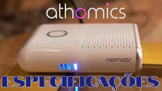 Athomics Nomads Especificações o SUPER lançamento