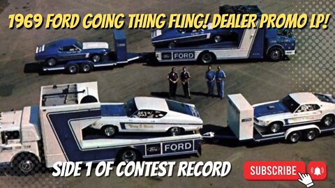1969 Ford Going Thing Fling Dealer Promo Side 1! #ford