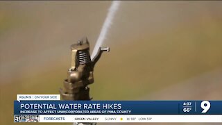 Potential water rate hike for unincorporated Pima County